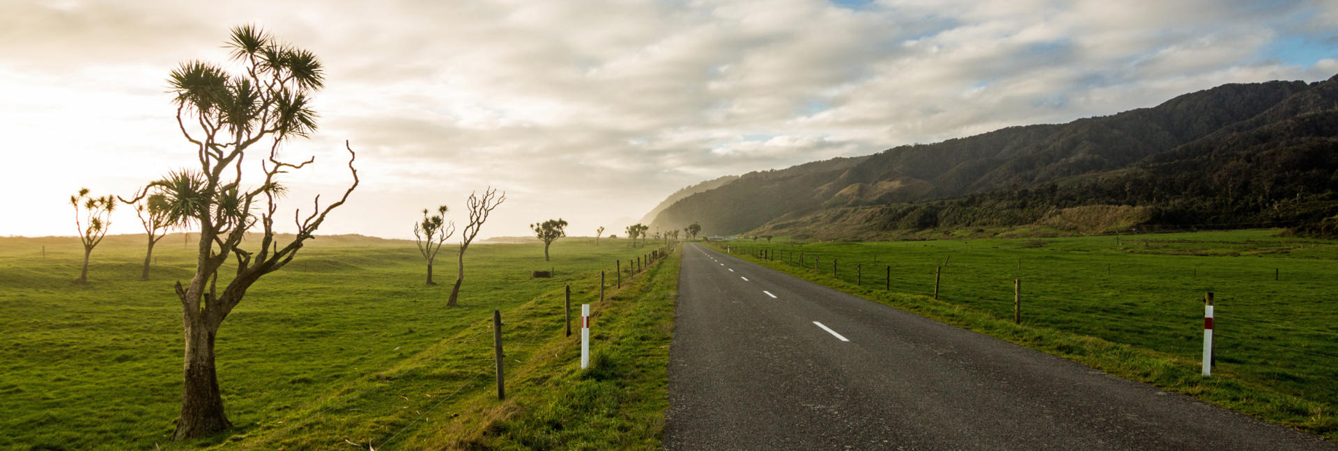 Driving in NZ Banner Karamea